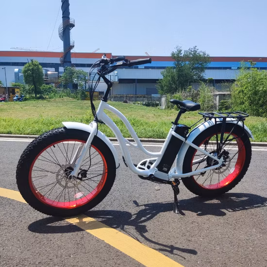 전면 조명 26인치 전기 지방 타이어 먼지 자전거와 도매 OEM 알루미늄 48V 500W 리튬 배터리
